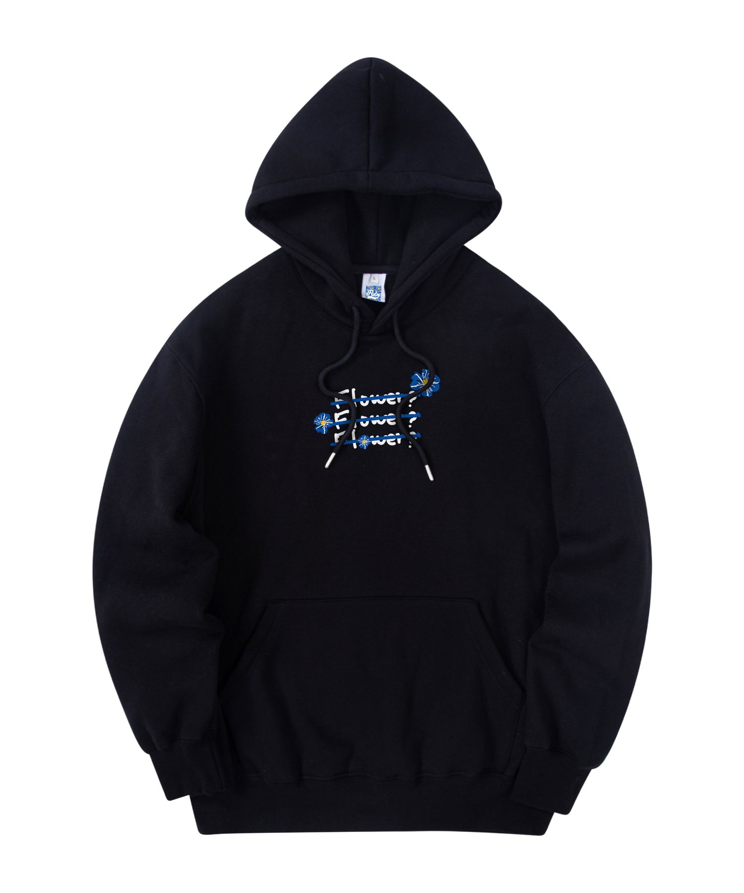 [RADINEO]★ 韓国人気★BLUE FLOWER 3 HOODIE MUSINSA | RADINEO Blue Flower 3 Hooded Black