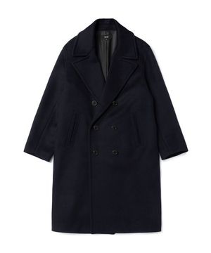 나발 헤비 울 코트 네이비