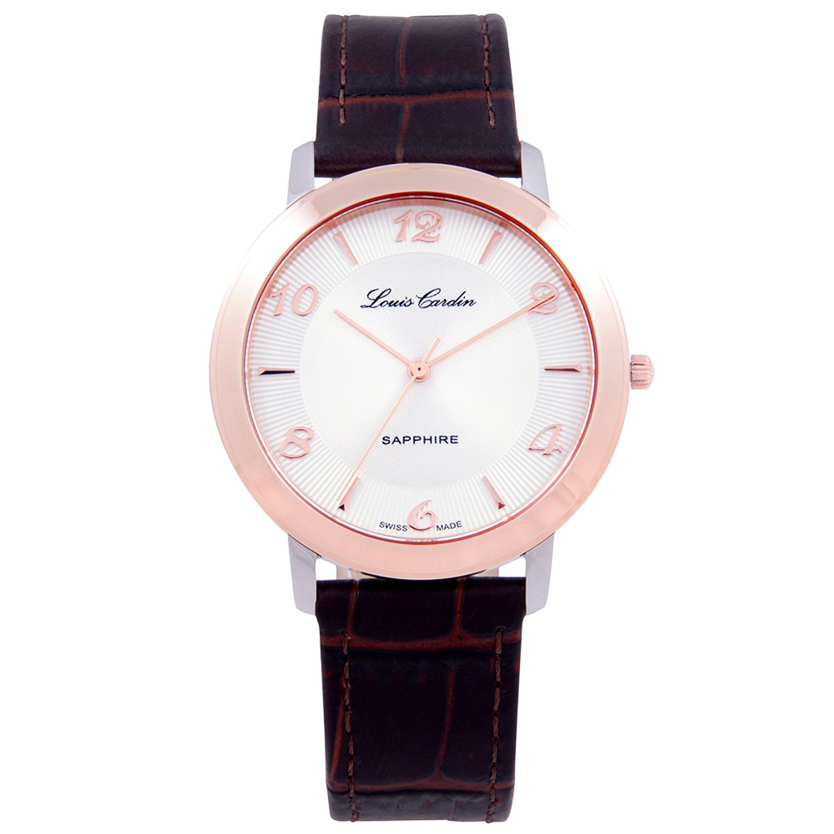루이스카딘(LOUIS CARDIN) LC001ROCH 스위스메이드  클래식 슬림 남성 가죽시계