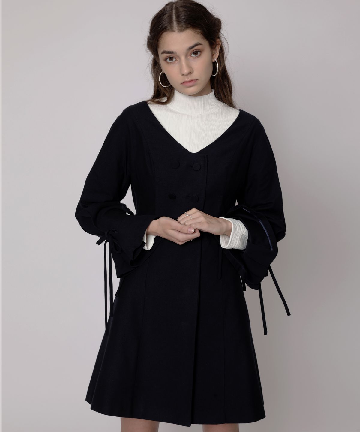 아이스가든에이오공팔(ICE GARDEN A.508) Bell Sleeve Trench Coat