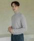 하프 폴라 니트 티셔츠 라이트그레이