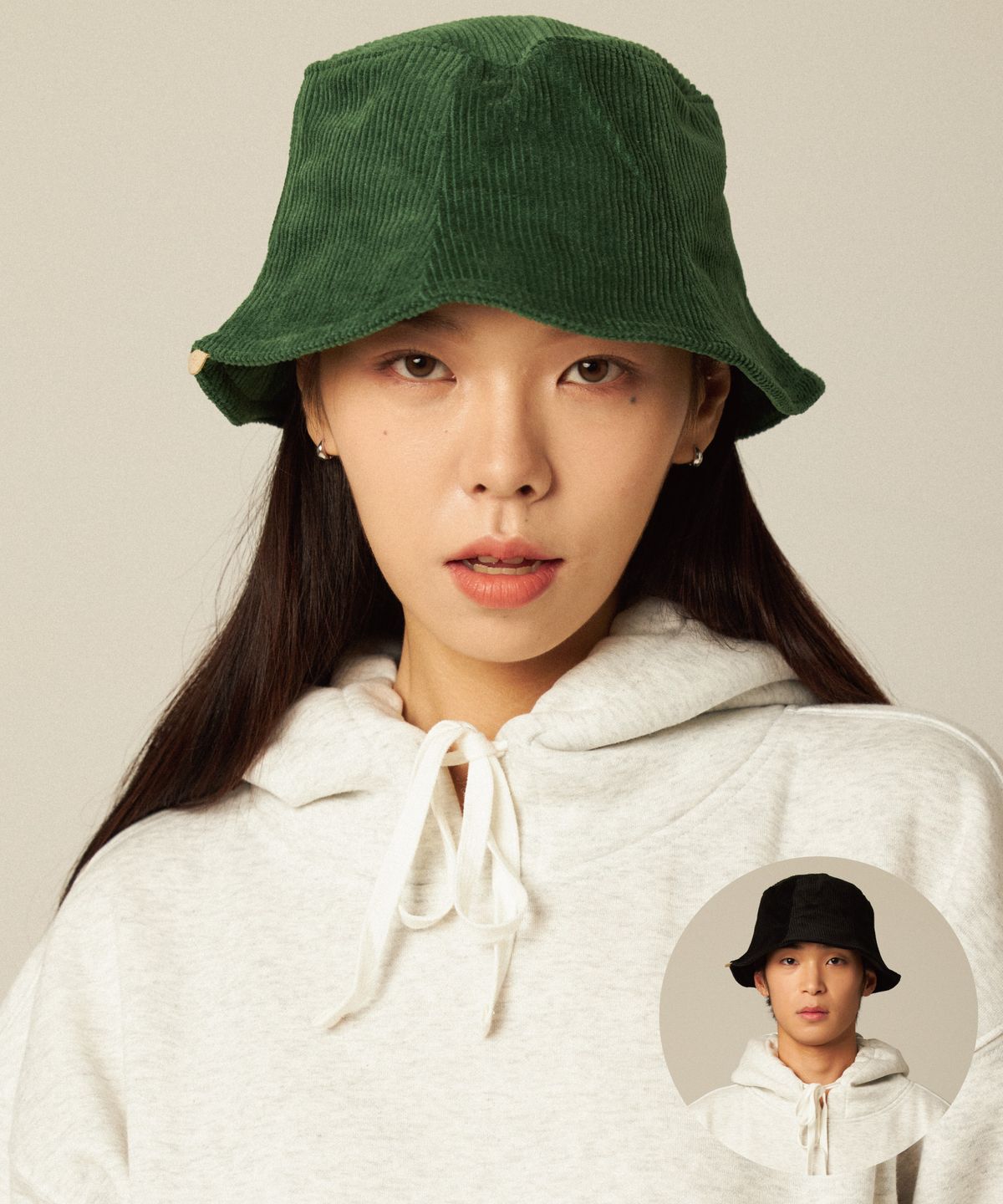 티엔피(TNP) TTTFAACU66_CORDUROY SV PANEL BUCKET