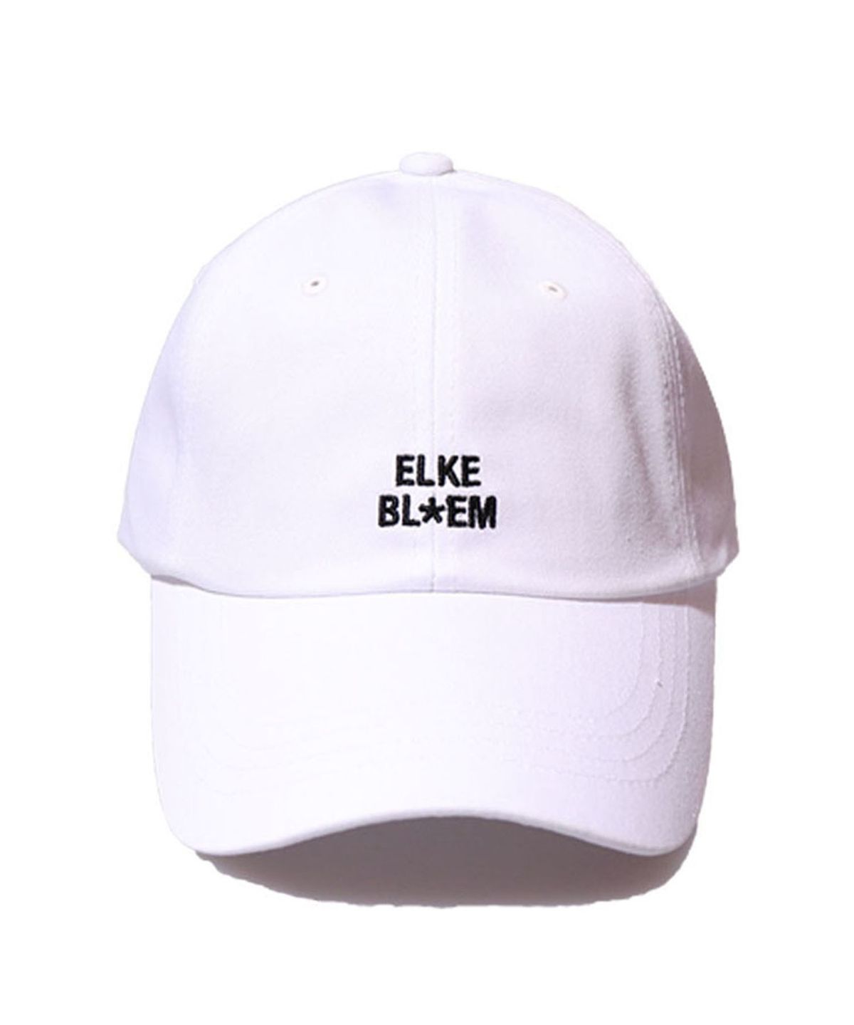 엘케블룸(ELKE BLOEM) LOGO BASIC WHITE BALL CAP