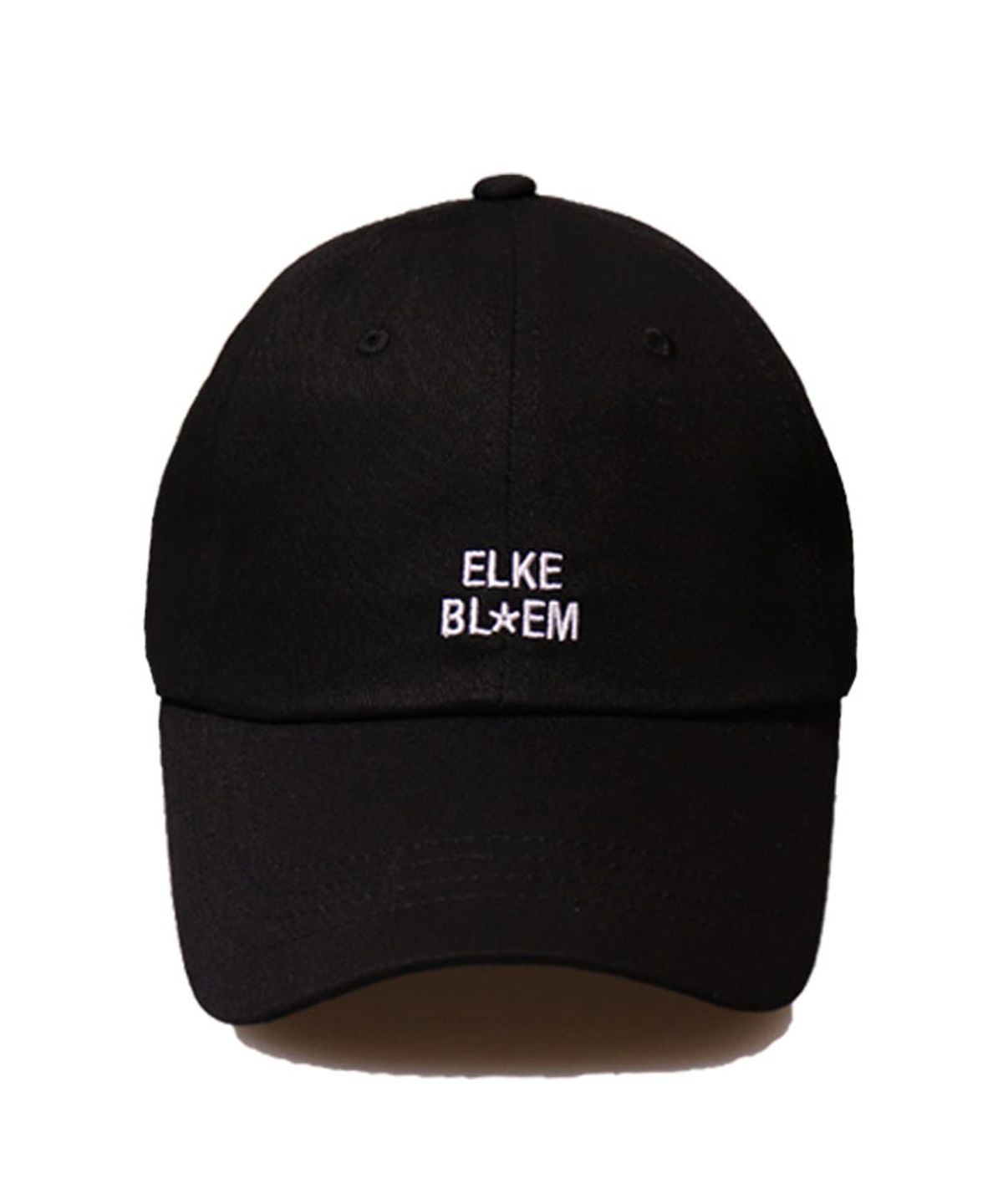 엘케블룸(ELKE BLOEM) LOGO BASIC BLACK BALL CAP