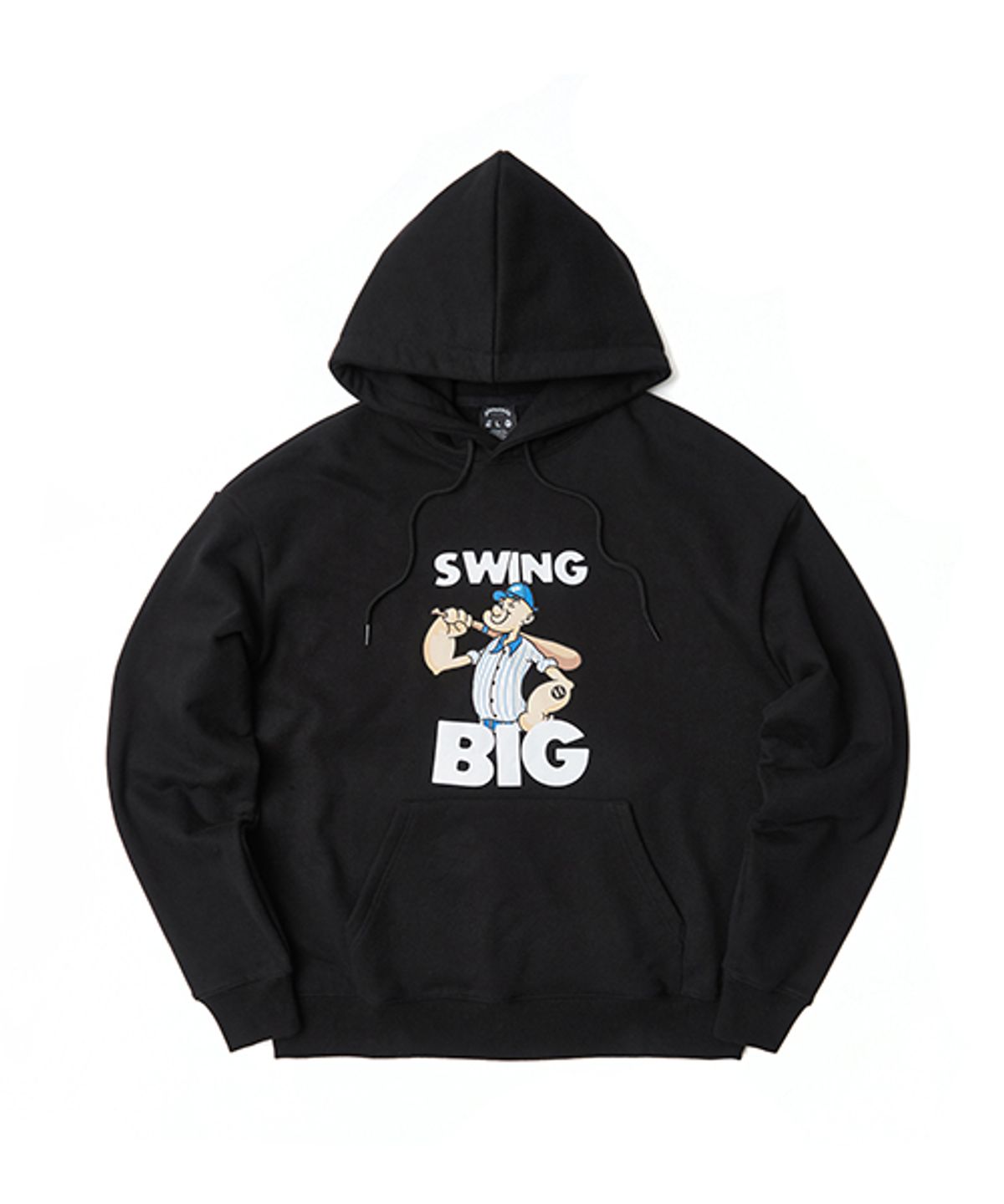 글러브웍스(GLOVEWORKS) BIG BOY HOODIE (BLACK)