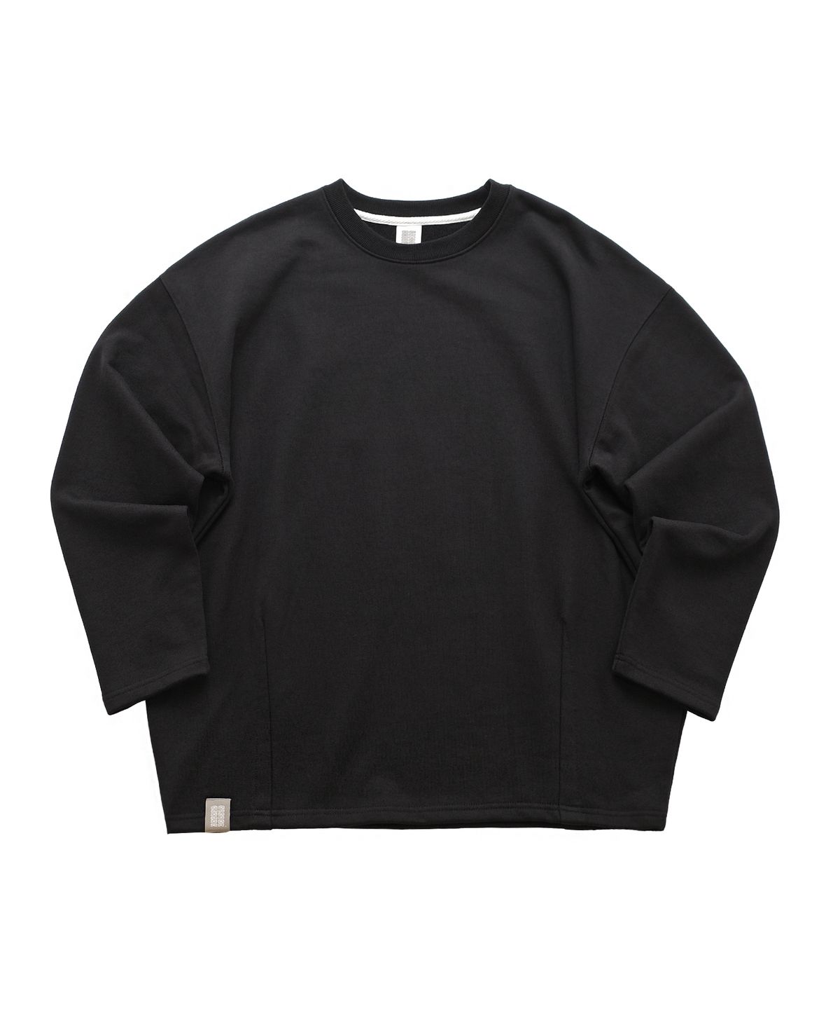 어낫띵(A NOTHING) HEAVY-TERRY BALLOON SWEAT BOX TEE (Black)
