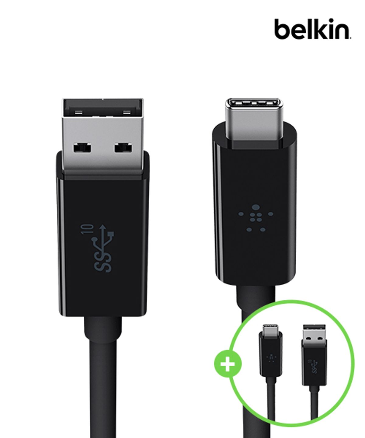 벨킨(BELKIN) 3.1 USB A to USB C 케이블 F2CU029bt1M 1개 + 1개