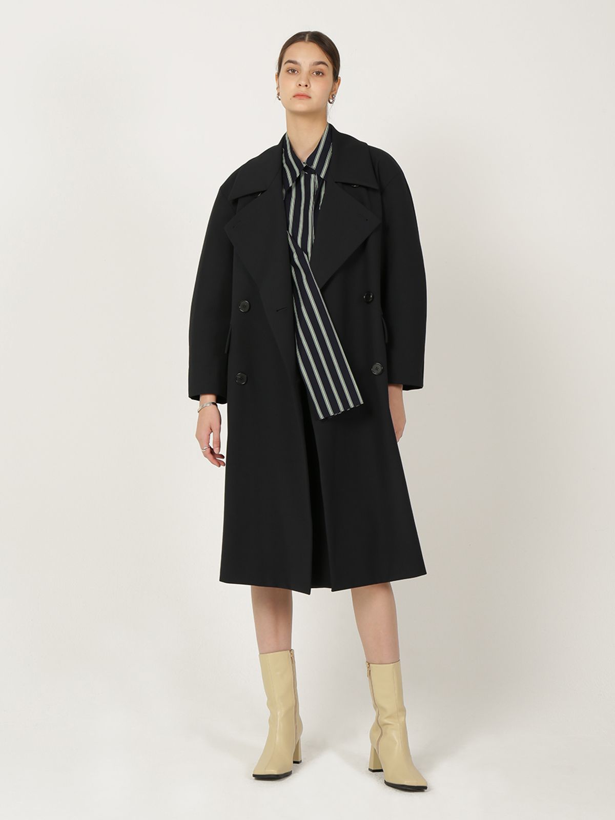 르이엘(LE YIEL) Oversized Trench Coat  오버사이즈 트렌치코트
