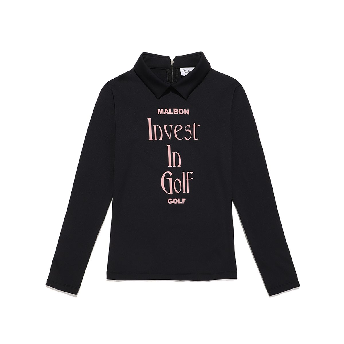 말본 골프(MALBON GOLF) 인베스트 인 골프 폴로 티셔츠 BLACK (WOMAN)