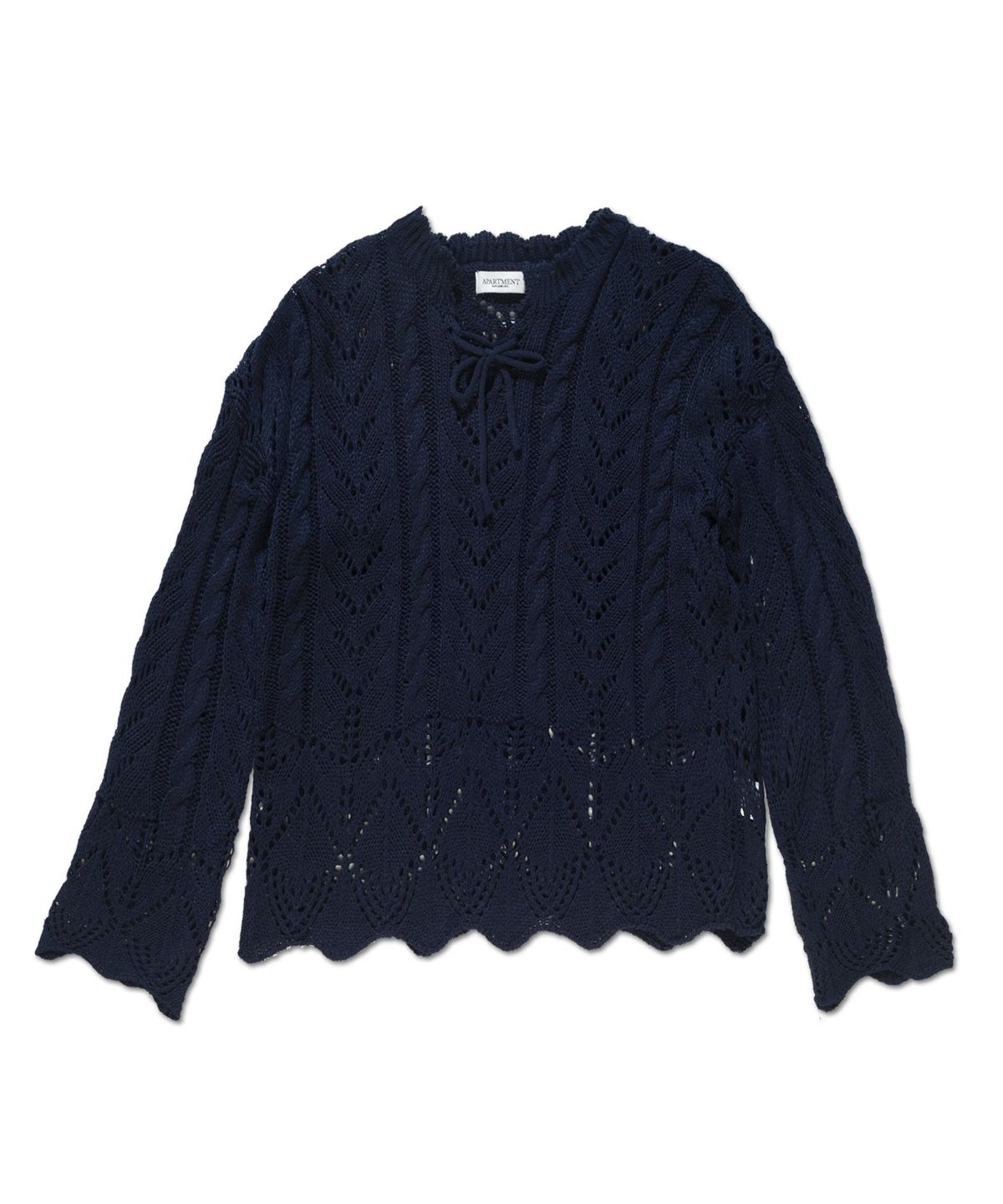 아파트먼트(APARTMENT) (W) MOSKUE KNIT - NAVY