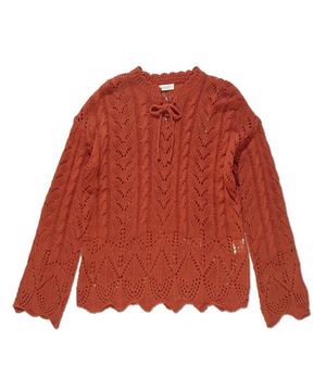 (W) MOSKUE KNIT - ORANGE