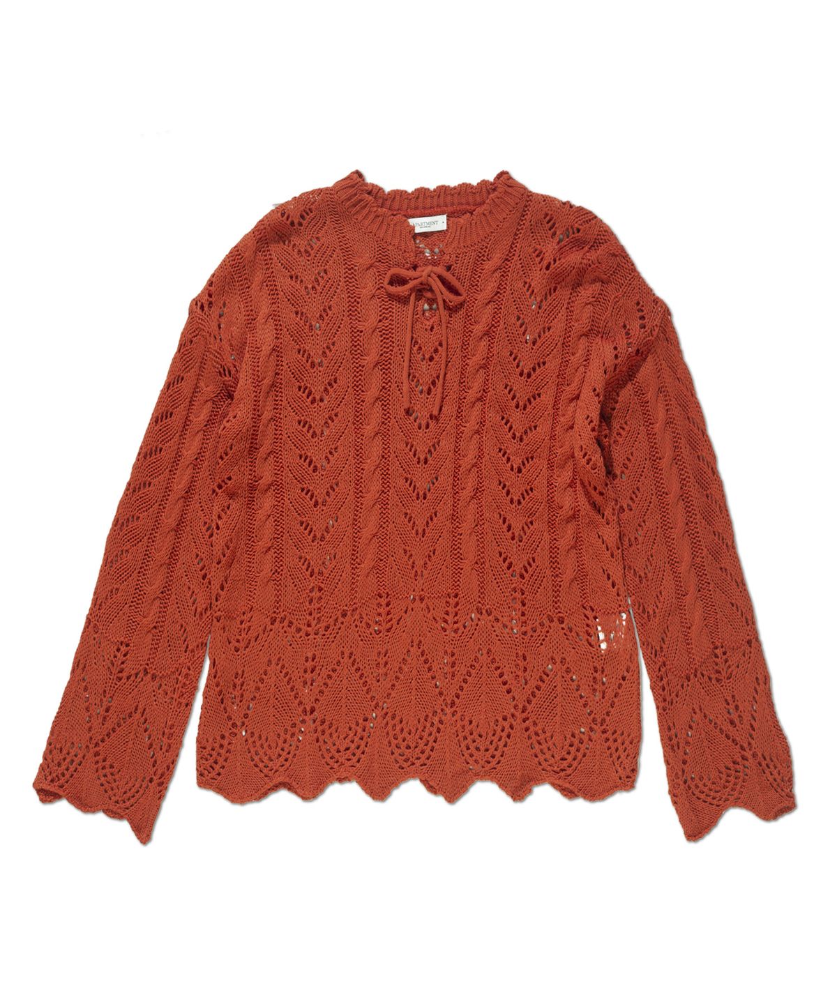 아파트먼트(APARTMENT) (W) MOSKUE KNIT - ORANGE