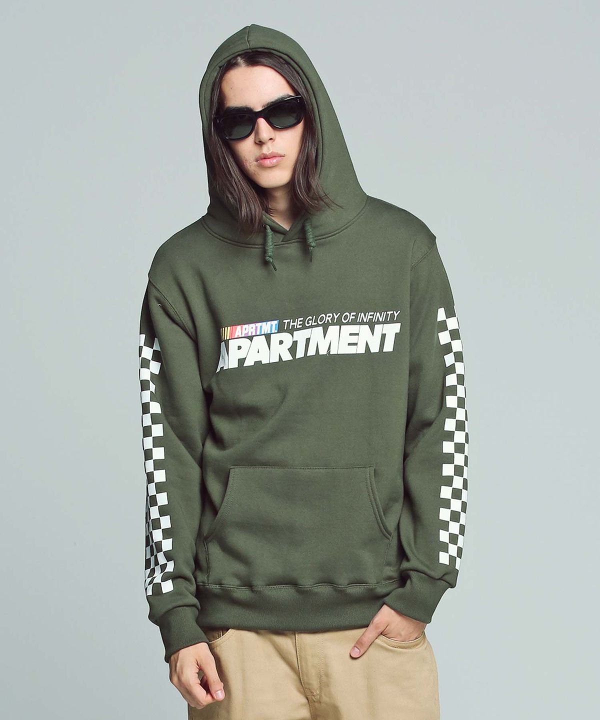 아파트먼트(APARTMENT) CHASE DREAM HOODIE - KHAKI
