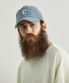 CB 코듀로이 로고 볼캡 (소라)