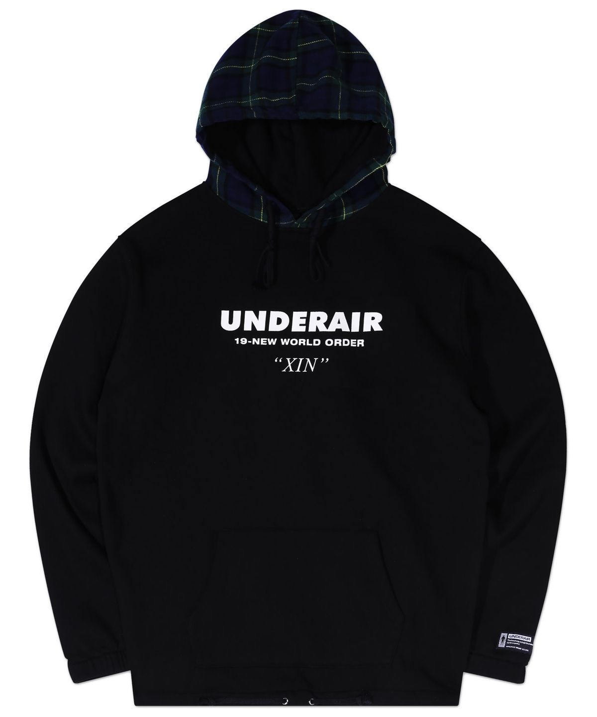 언더에어(UNDERAIR) NW02 HOODIE -BLACK