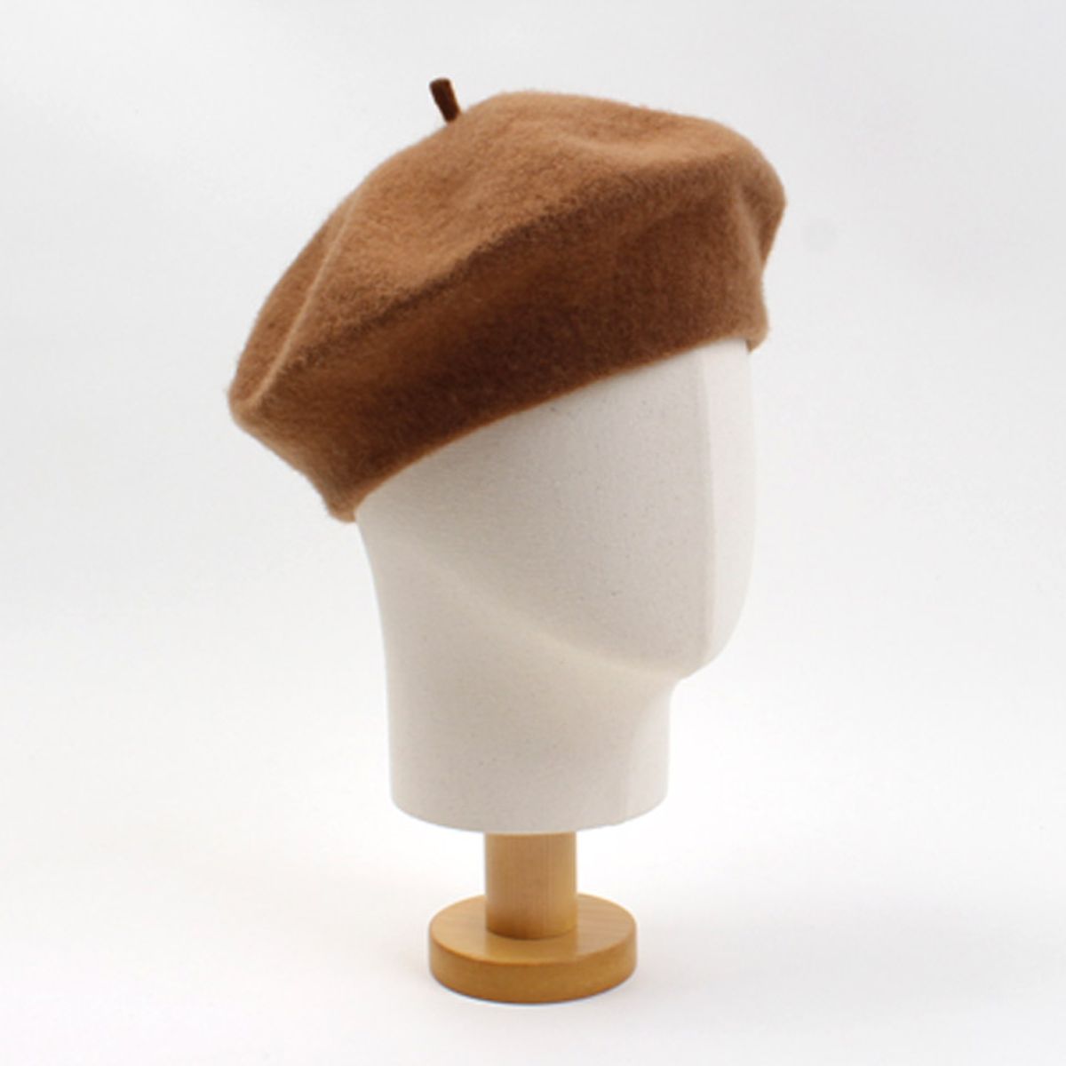 유니버셜 케미스트리(UNIVERSAL CHEMISTRY) Wool Light Brown Beret 베레모