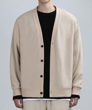 GAFF TEX CARDIGAN (SAND BEIGE)