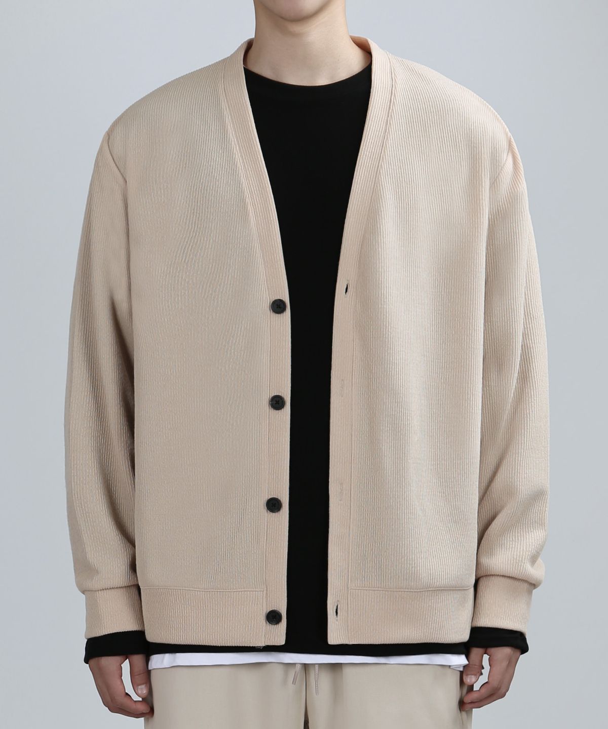 베리베인(VERYVAIN) GAFF TEX CARDIGAN (SAND BEIGE)