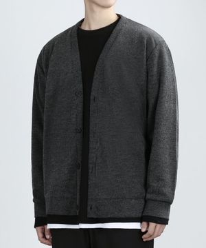 GAFF TEX CARDIGAN (DARK GRAY)