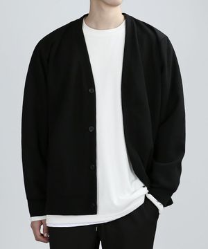 GAFF TEX CARDIGAN (BLACK)