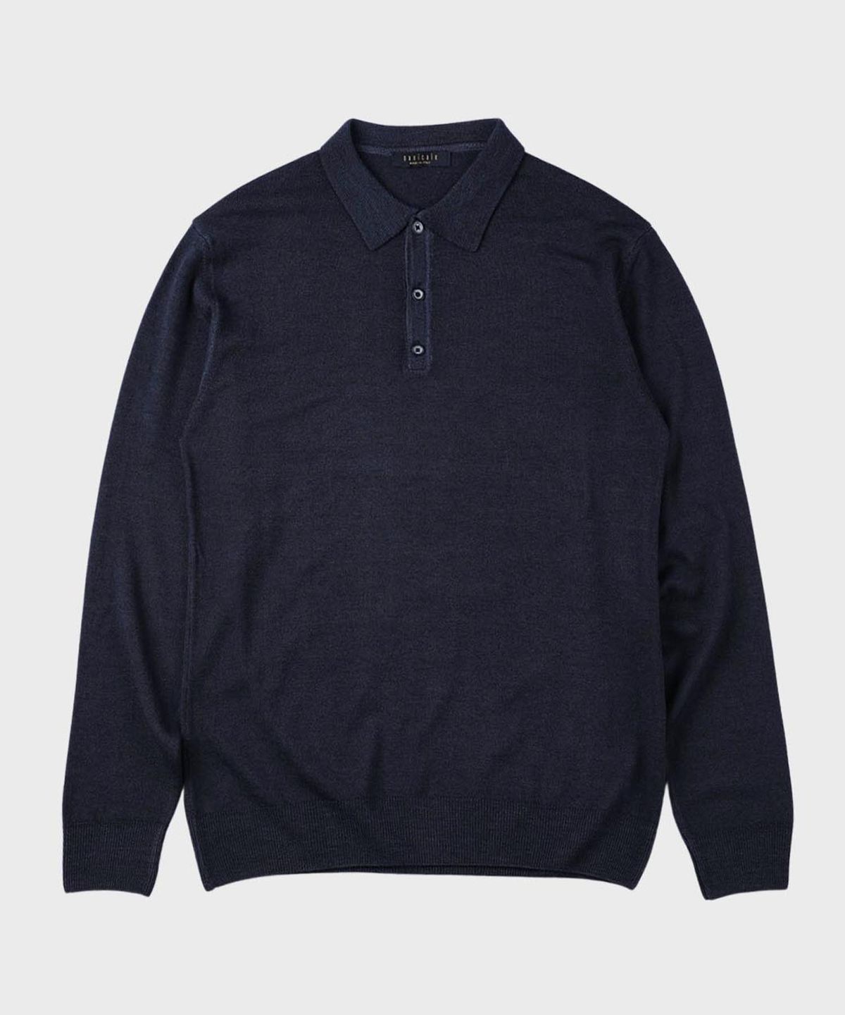 빠니깔레(PANICALE) 울 카라넥 버튼 폴로 니트 4COLOR