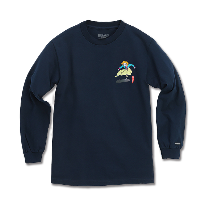 jumo heelflip  shirt – navy