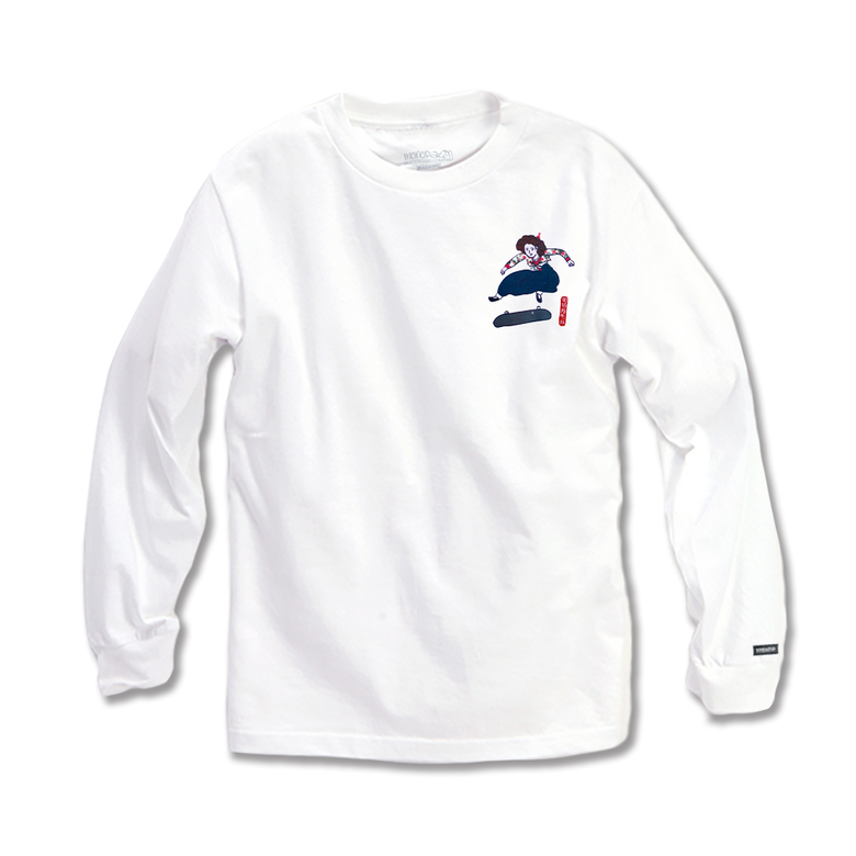 jumo heelflip  shirt –white