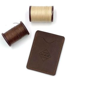 베지터블 카드지갑 세로형 브라운