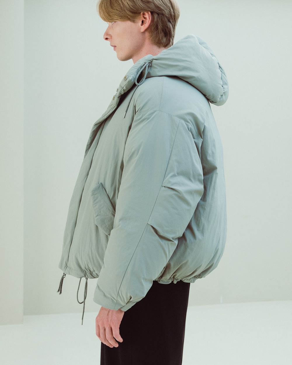 MUSINSA公式 | BESLOW [STANDARD] 21FW OVERSIZED M65 HOOD SHORT DOWN 