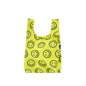 소형 베이비 에코백 장바구니 Yellow Happy