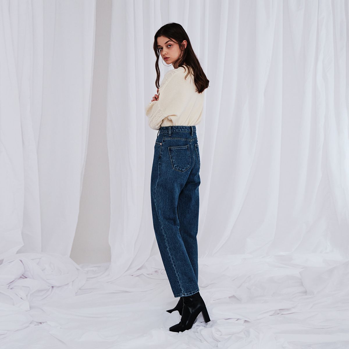 메이크어토스트(MAKE A TOAST) BOY FIT DENIM BLUE