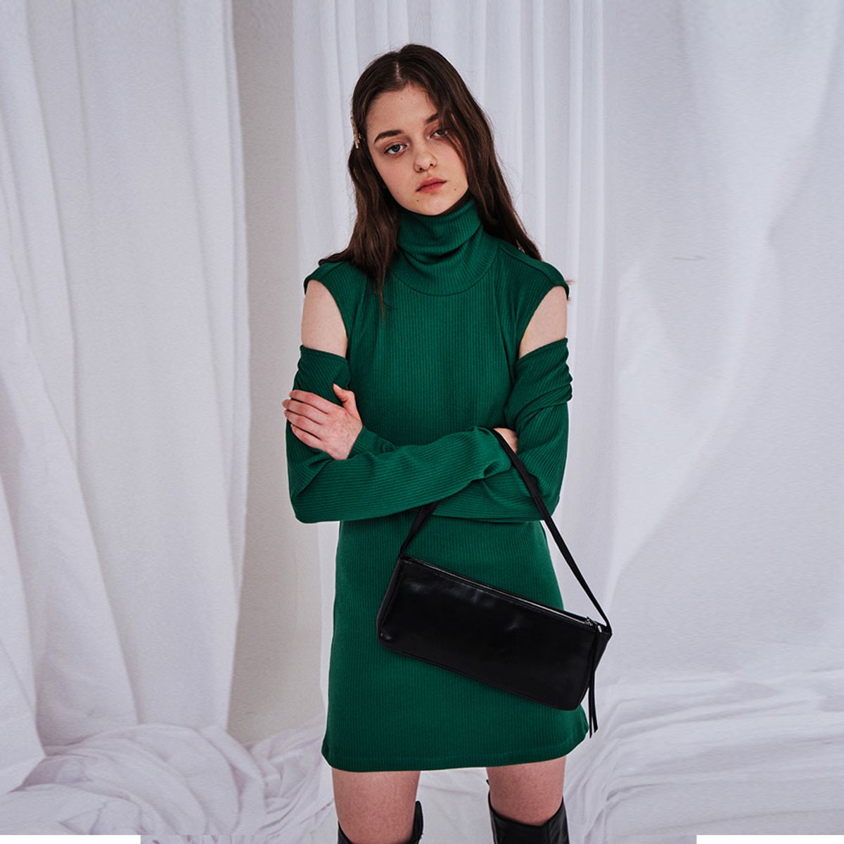 메이크어토스트(MAKE A TOAST) BOLERO POLAR ONE PIECE GREEN