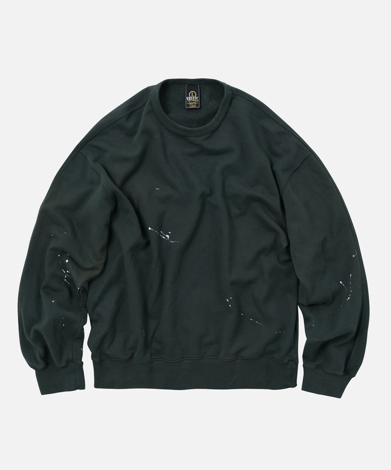 SPLASH PAINTING SWEATSHIRT _ DARK GREEN