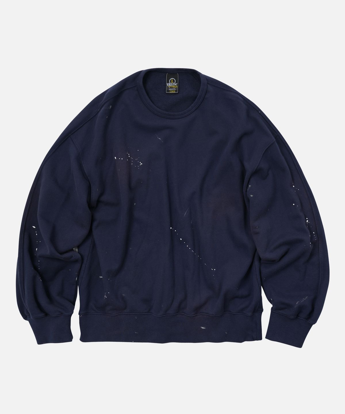 프리즘웍스(FRIZMWORKS) SPLASH PAINTING SWEATSHIRT _ BLUE