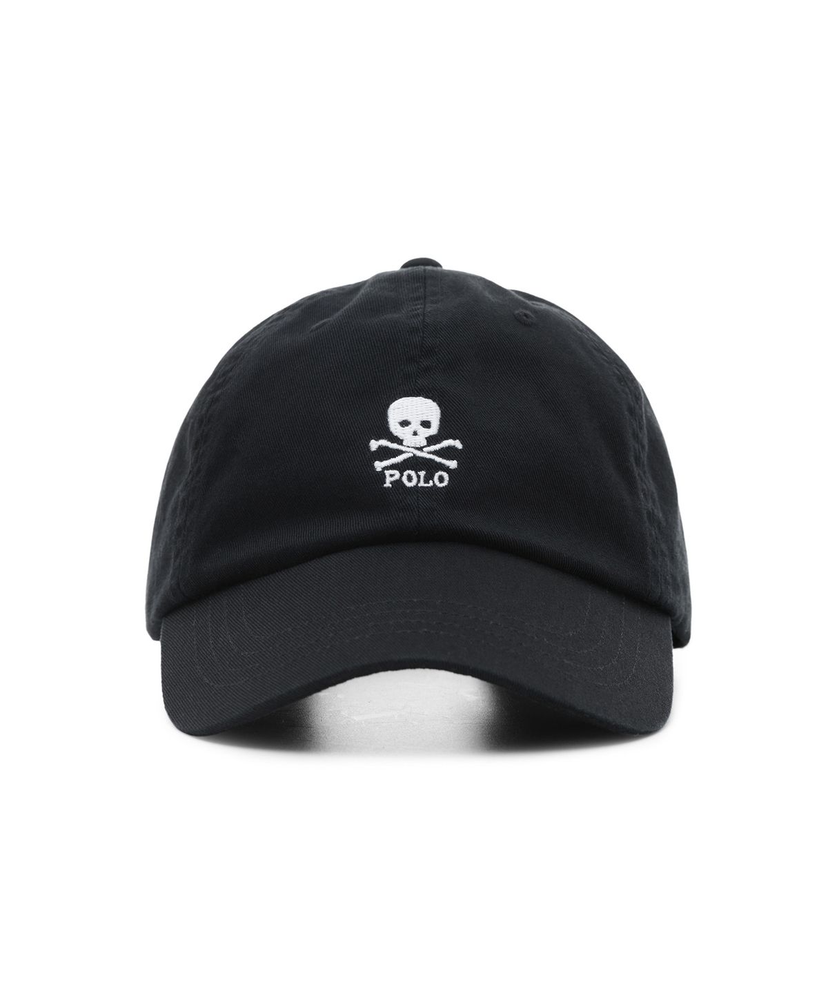 폴로 랄프 로렌(POLO RALPH LAUREN) 스컬 치노 볼캡 - 블랙