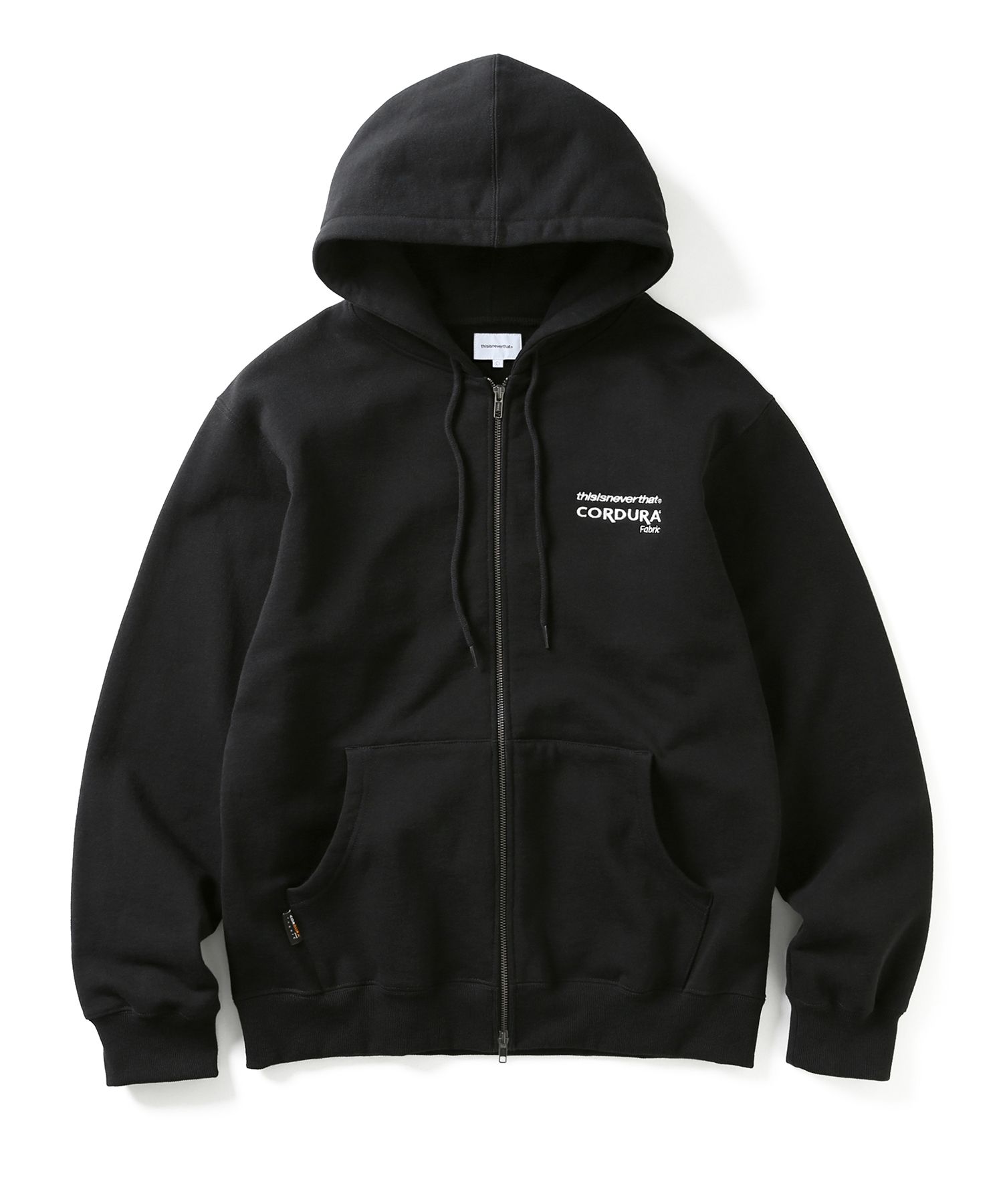 MUSINSA公式 | thisisneverthat CORDURA®ジップアップスウェットブラック