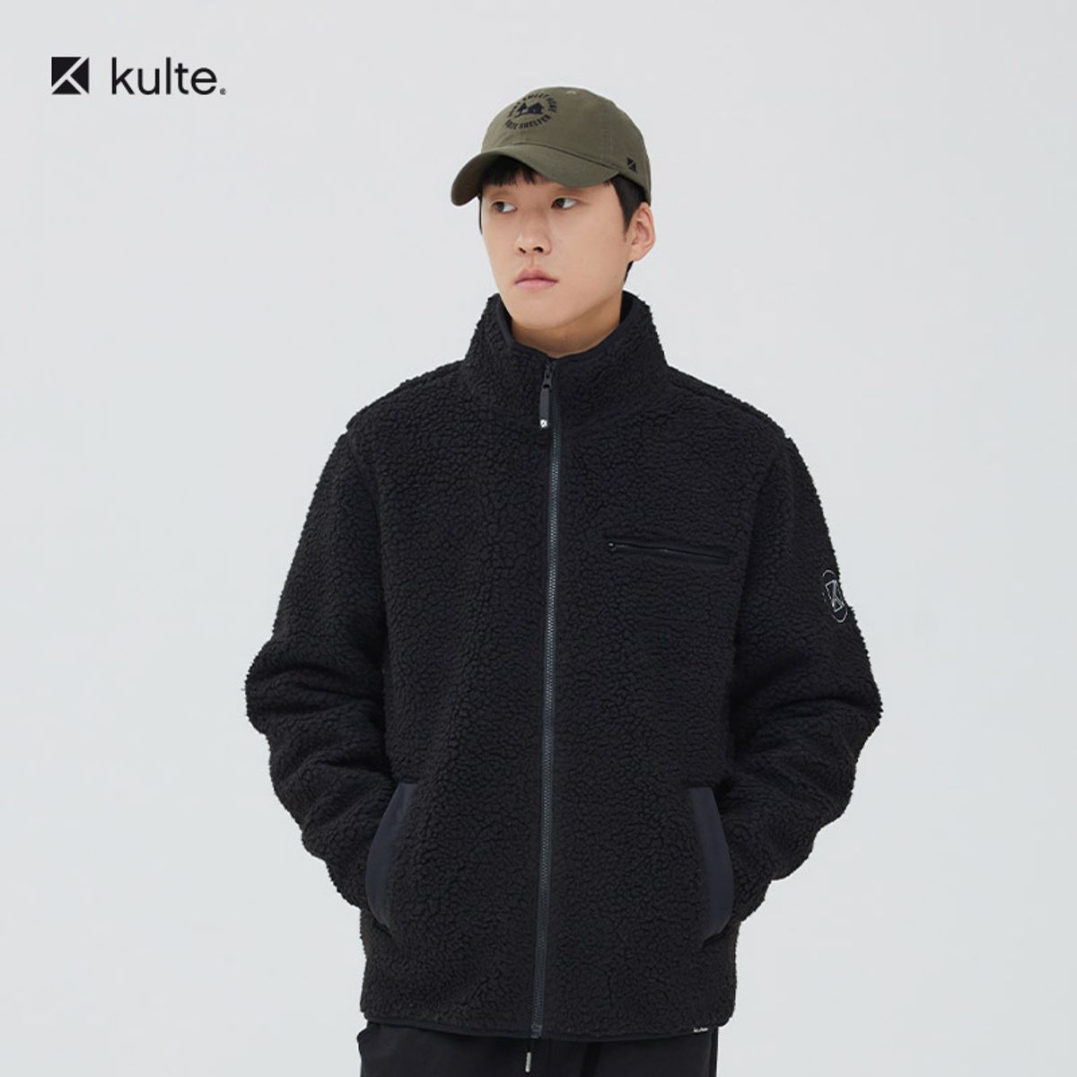 쿨트(KULTE) 055 쿨트 쉘터 보아 자켓 블랙