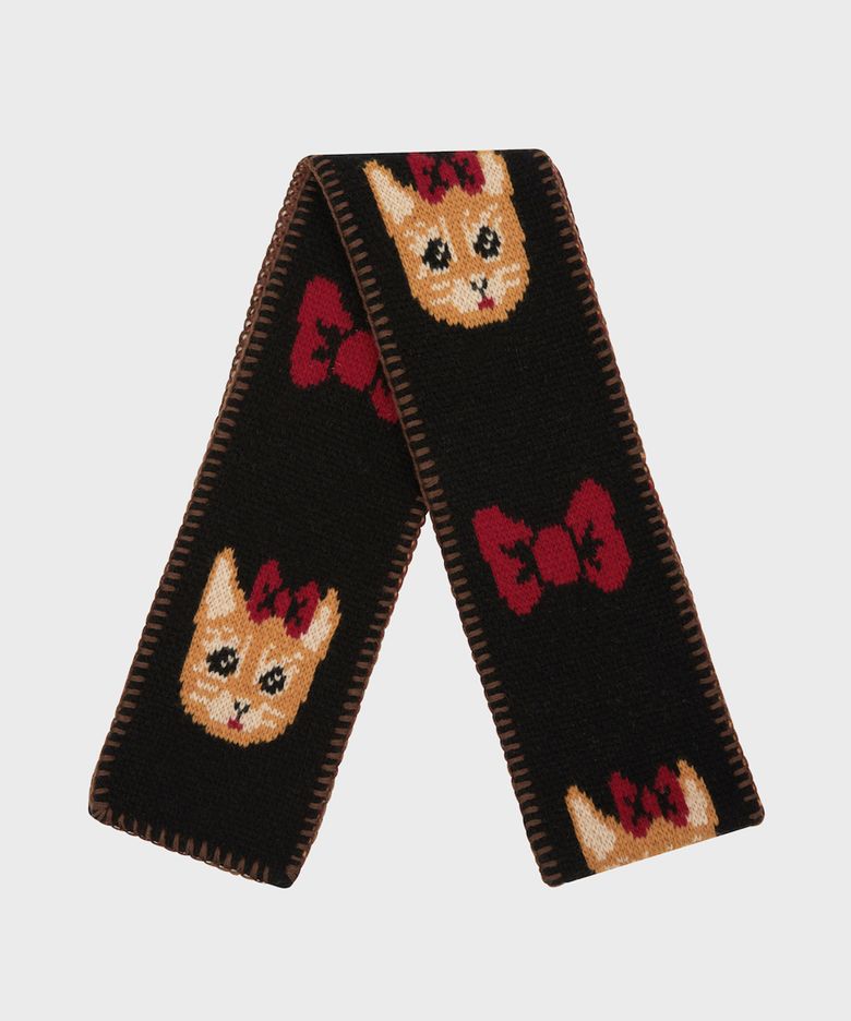 NAT muffler ribbon cat black