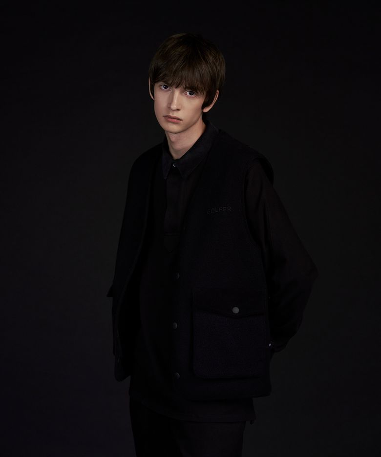 리버시블 조끼_Unisex(Black)
