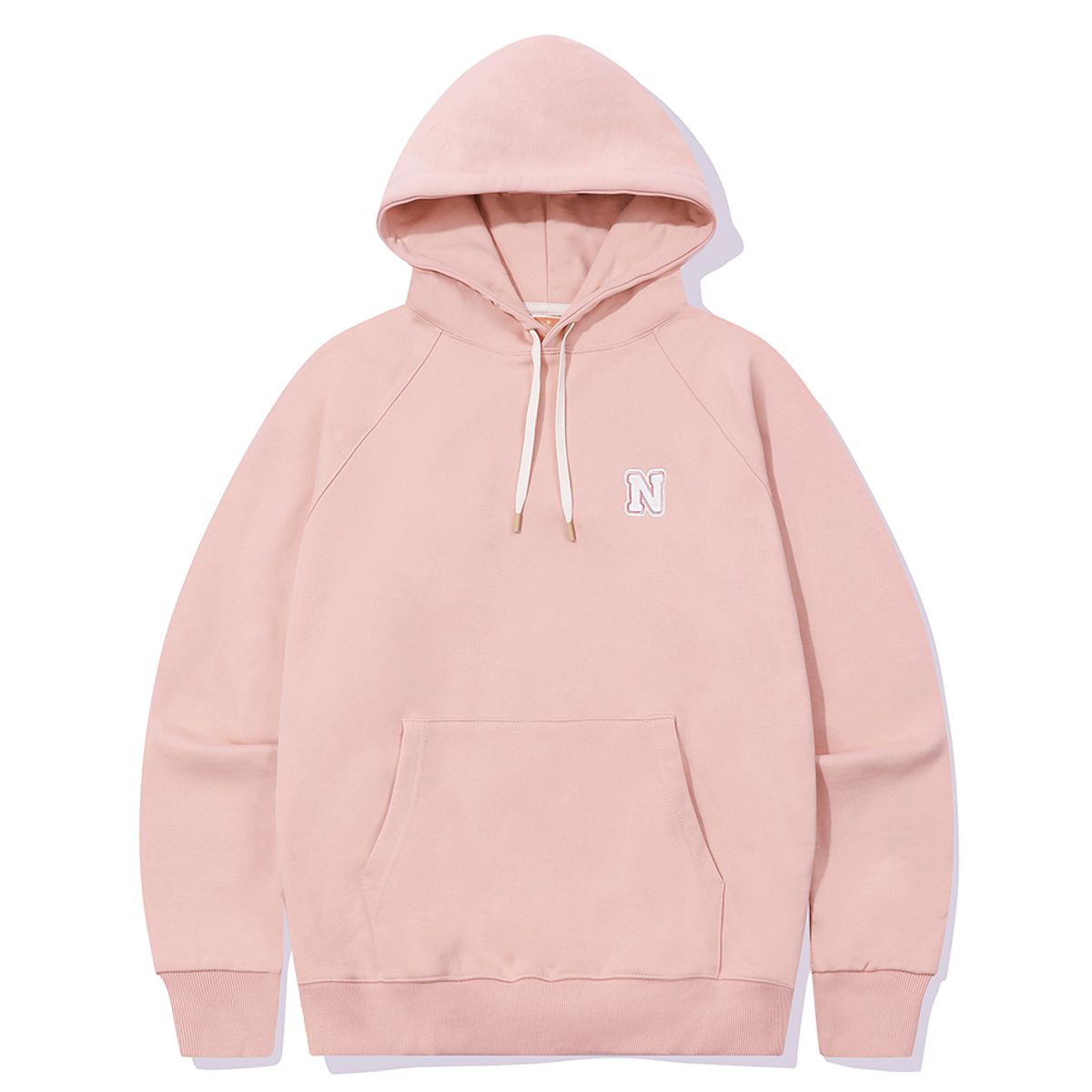노르딕아일랜드(NORDICISLAND) 후디 N LOGO - 페일핑크