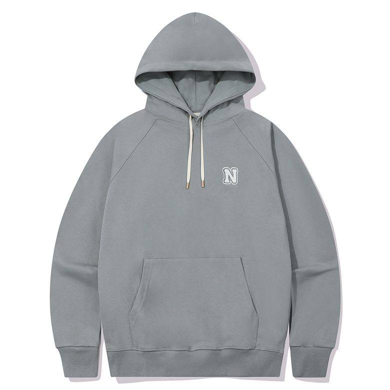 후디 N LOGO - 그레이