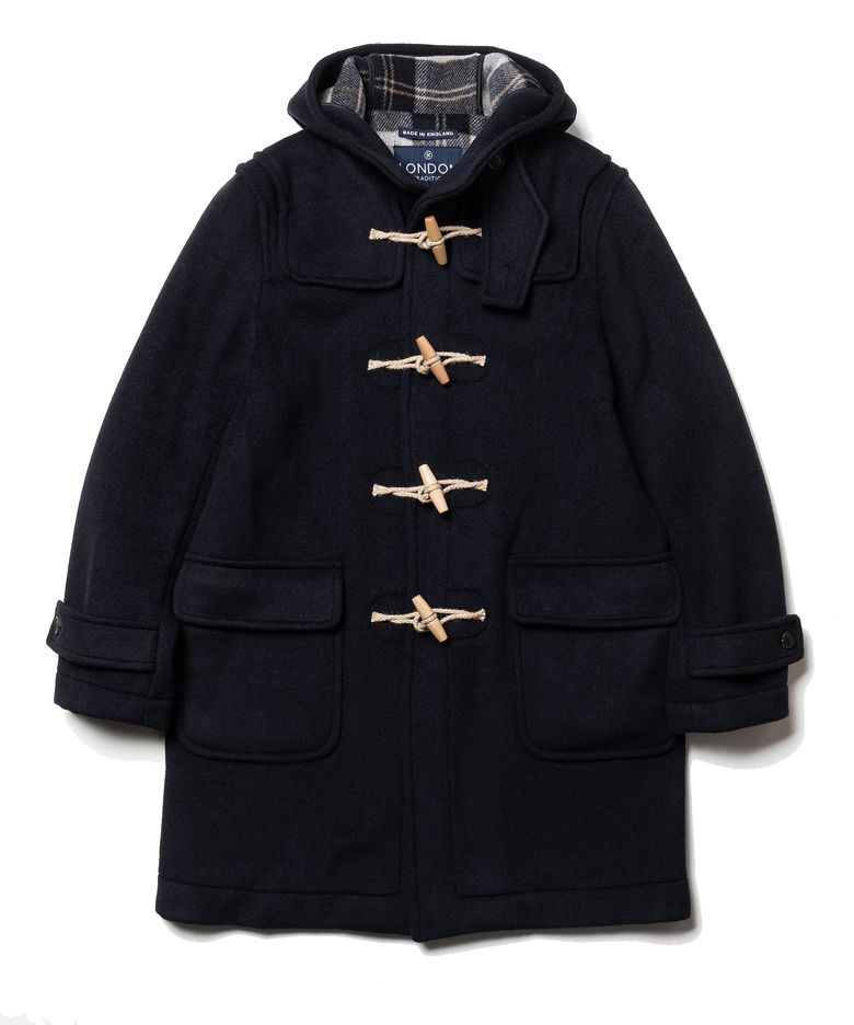 Mens Erica Duffle Coat - Navy SBB 130