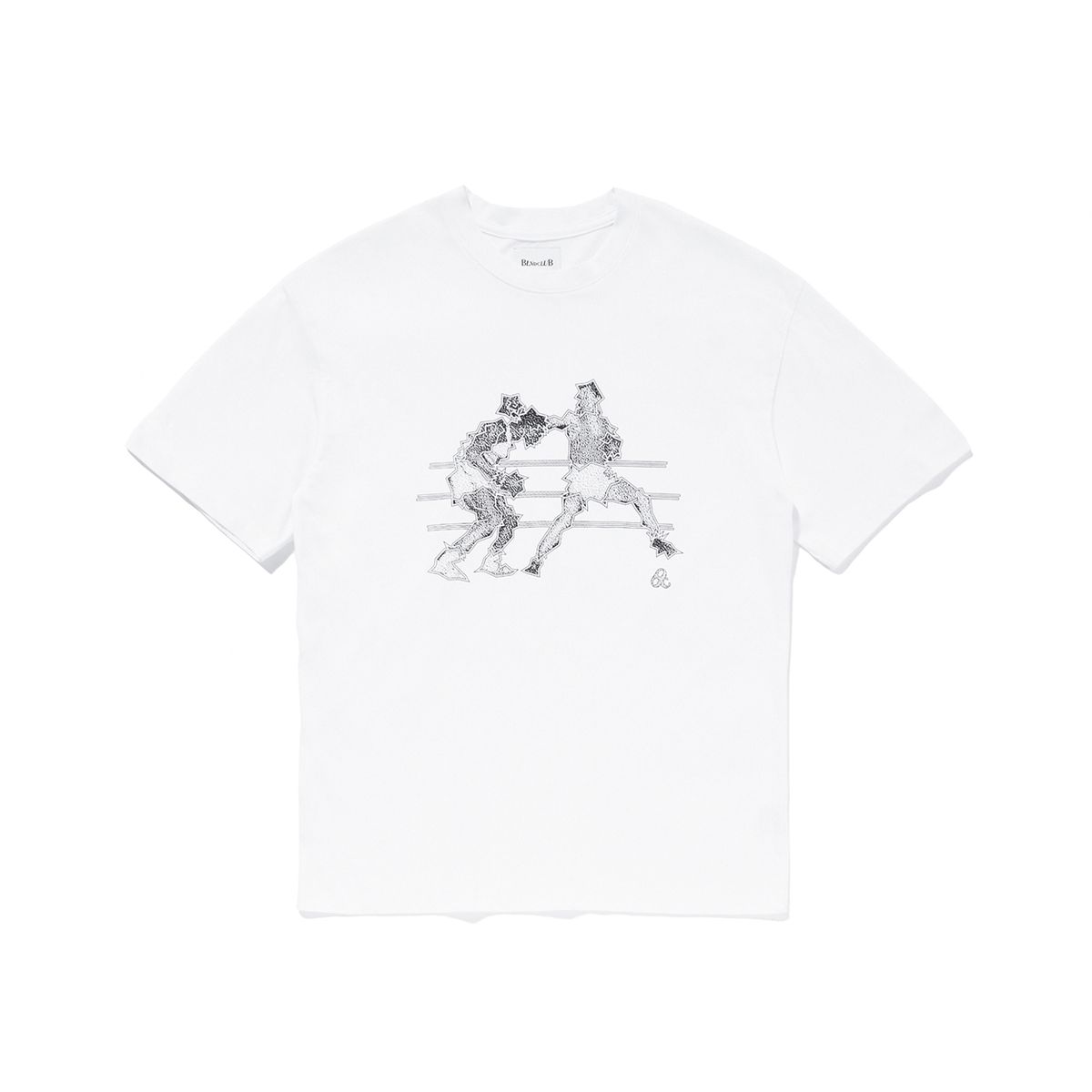 블렌드클럽(BLNDCLUB) Club Boxer T-Shirts White