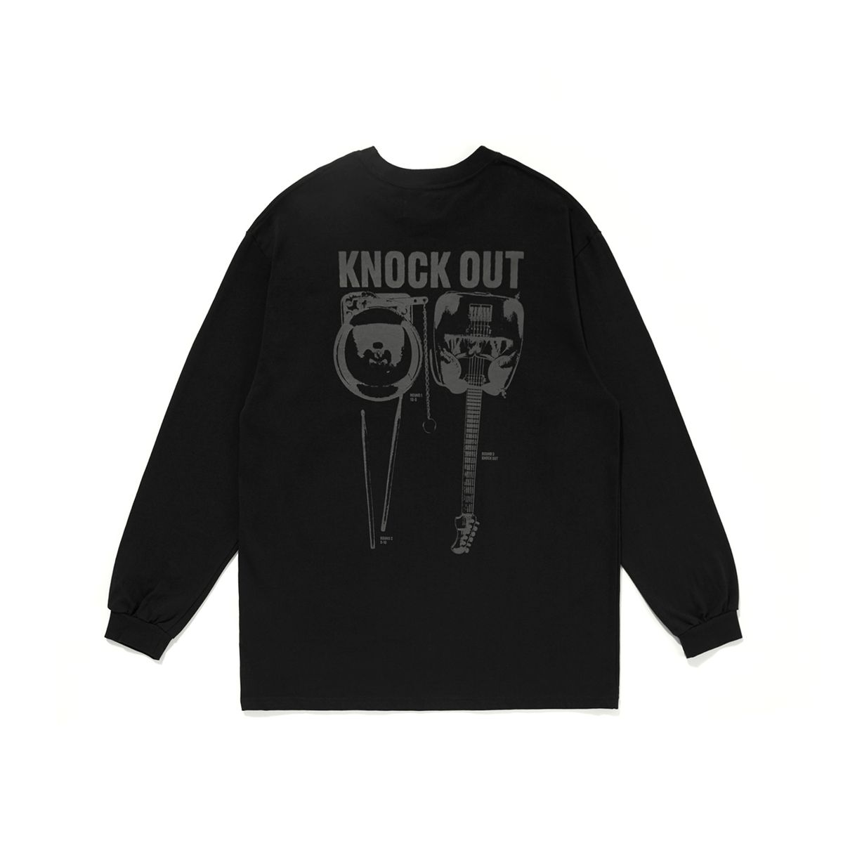 블렌드클럽(BLNDCLUB) Knockout Band L/S Tee Black