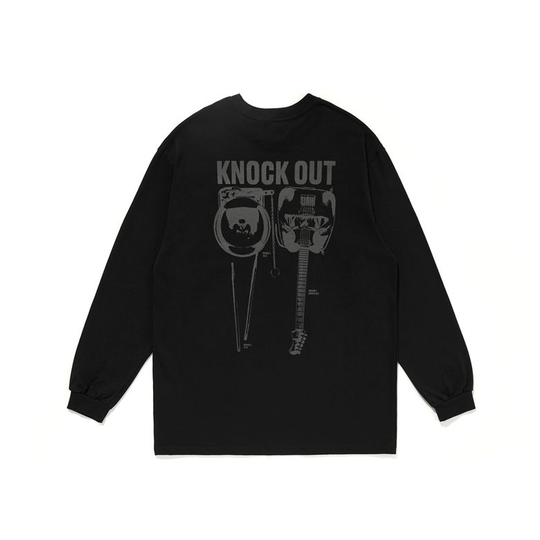 Knockout Band L/S Tee Black