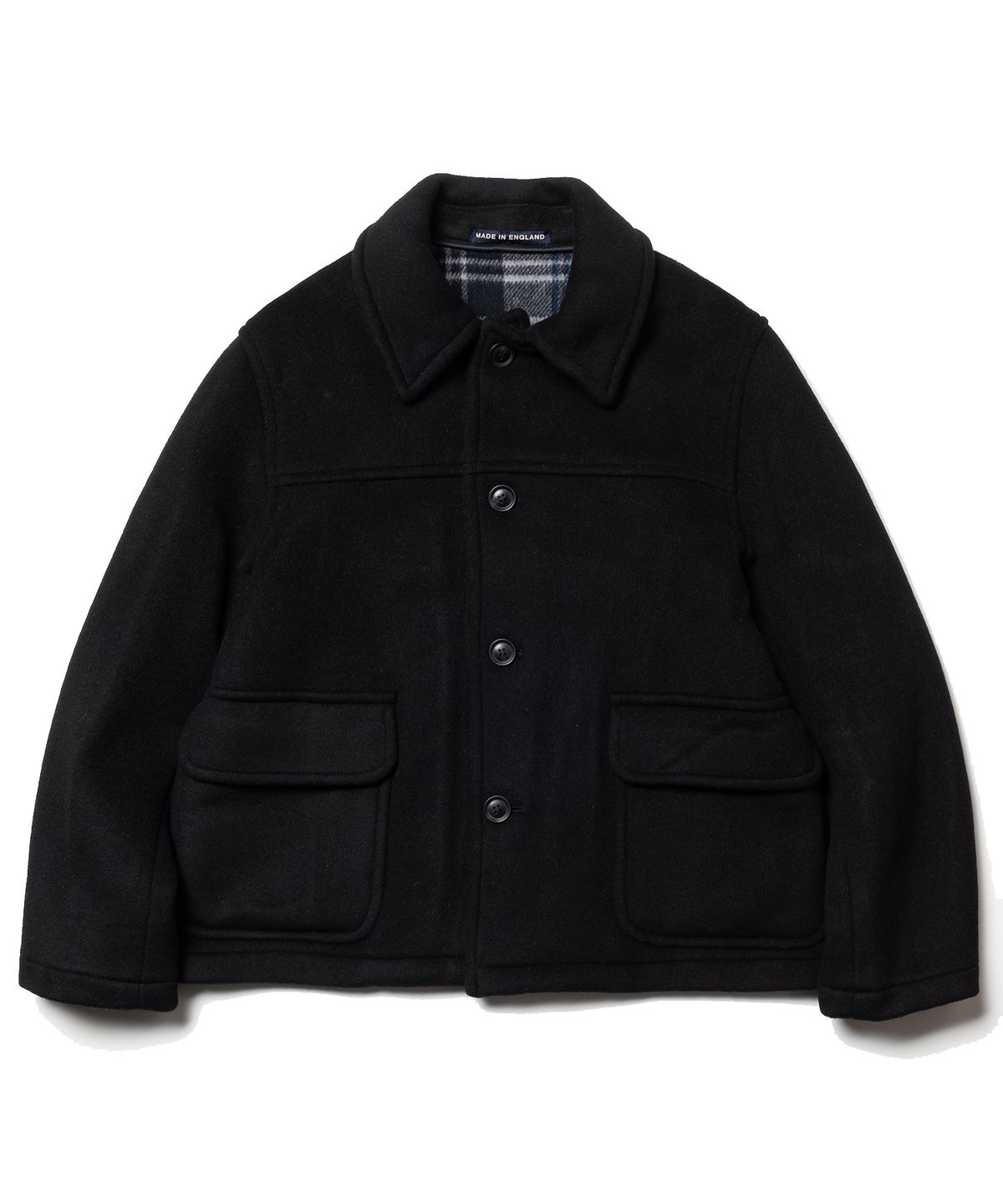 런던트레디션(LONDONTRADITION) Jackson Mens Short Jacket - Black A30