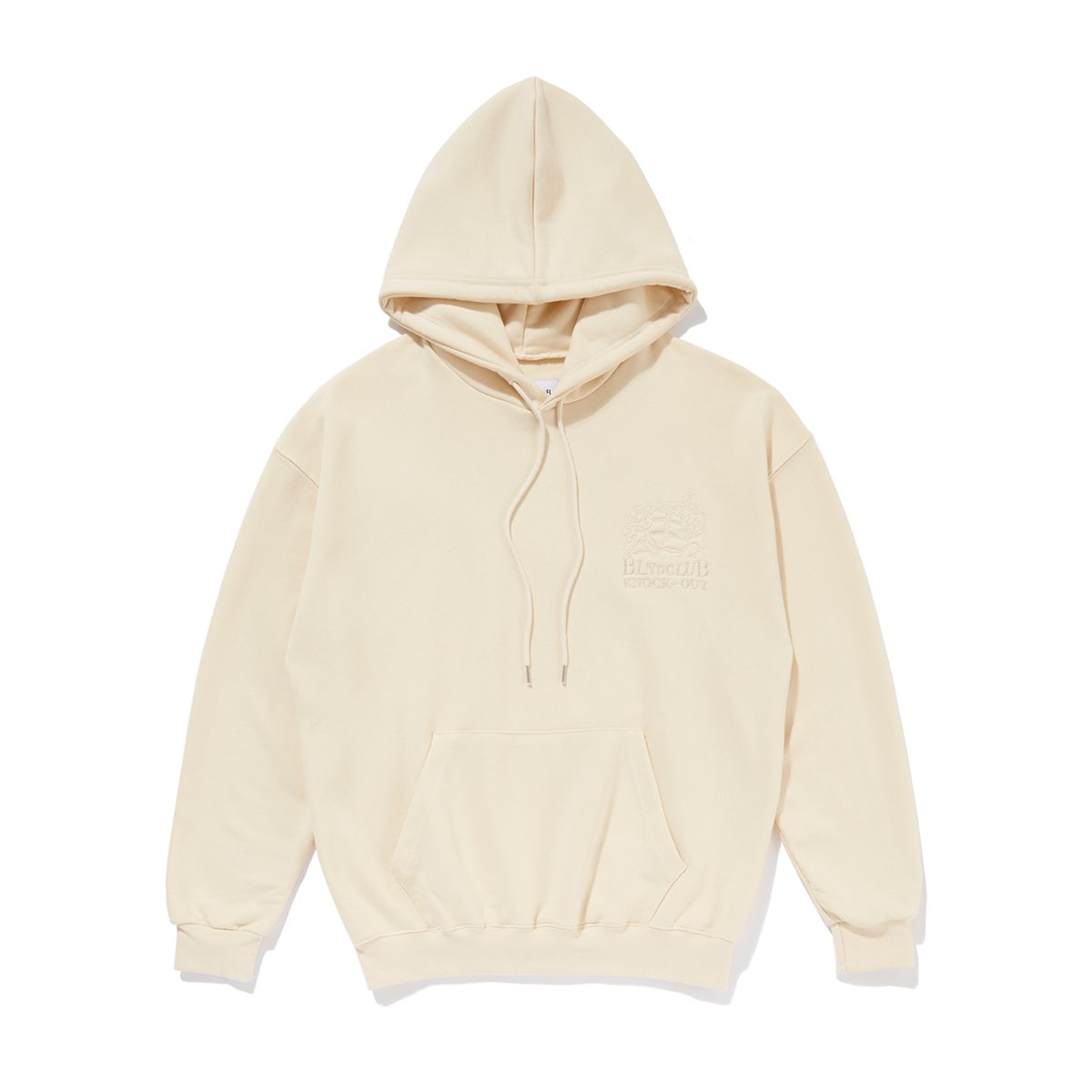 블렌드클럽(BLNDCLUB) Sketch Stitched Hoodie Ivory