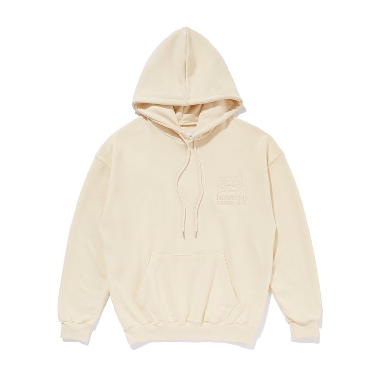 Sketch Stitched Hoodie Ivory