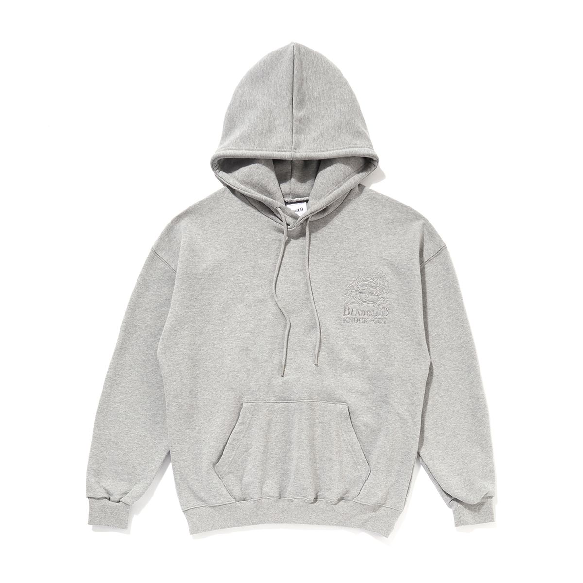 블렌드클럽(BLNDCLUB) Sketch Stitched Hoodie Grey