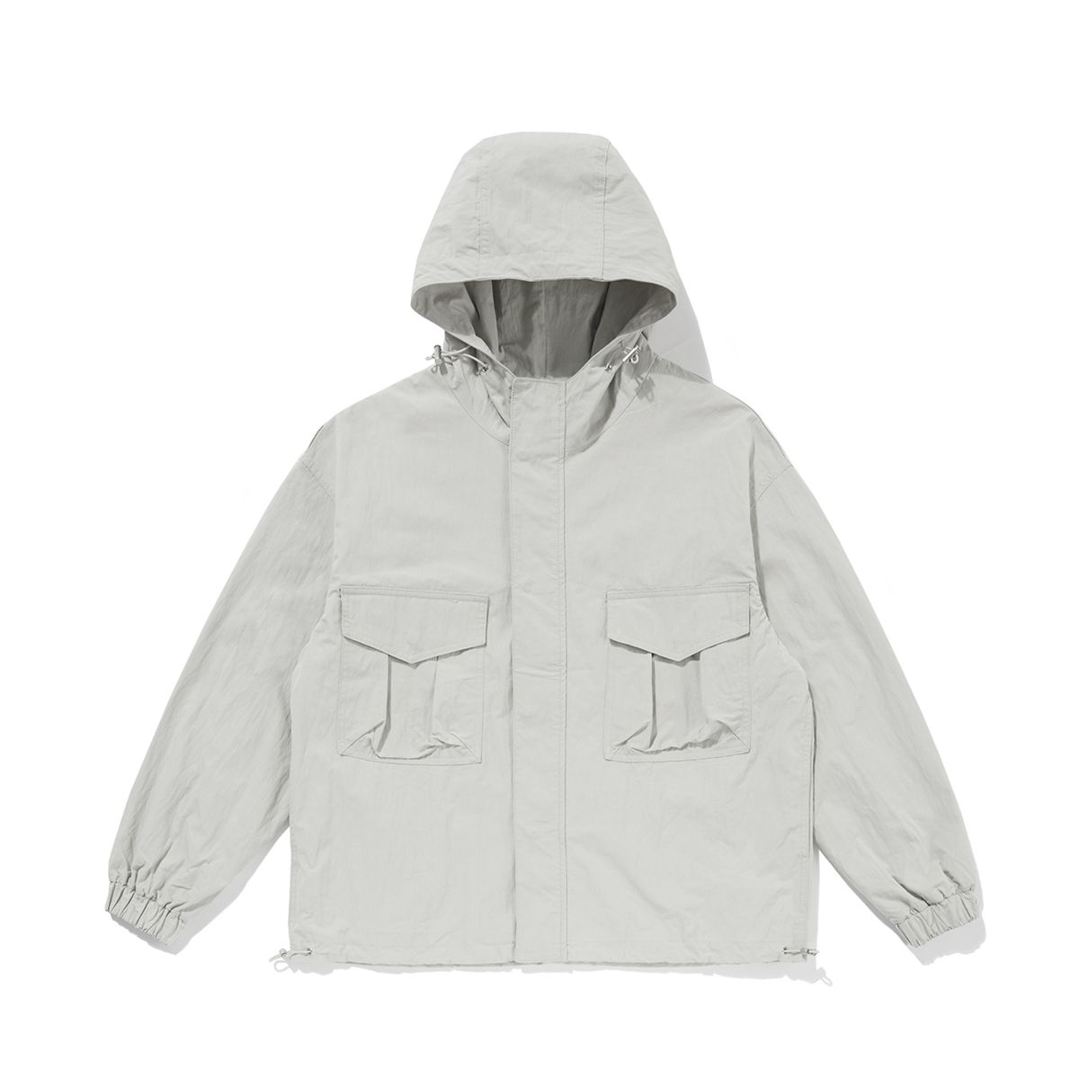 블렌드클럽(BLNDCLUB) Solid Pocket Windbreaker Grey